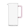 Tube Jug With Pink Handle