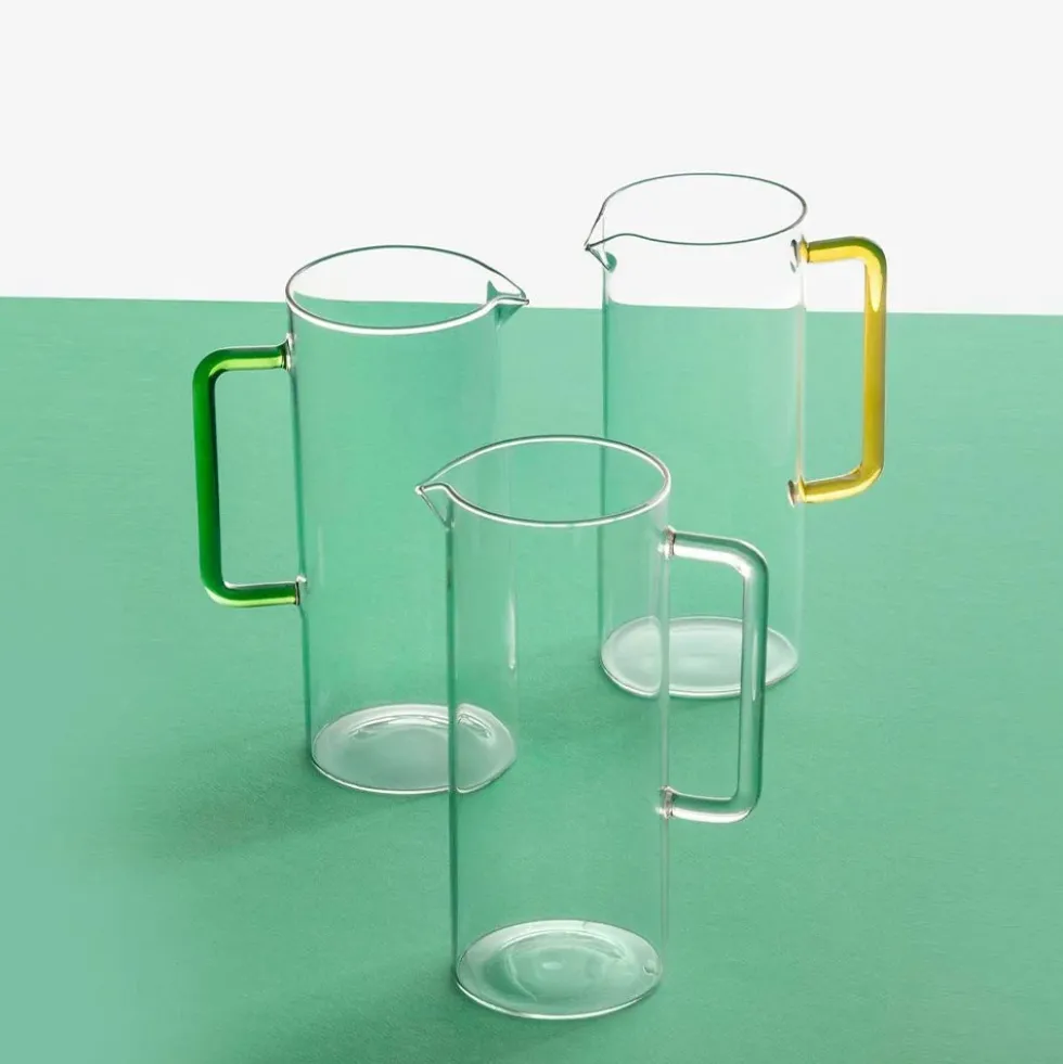 Tube Jug With Yellow Handle