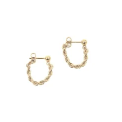 Twister Earrings Gold