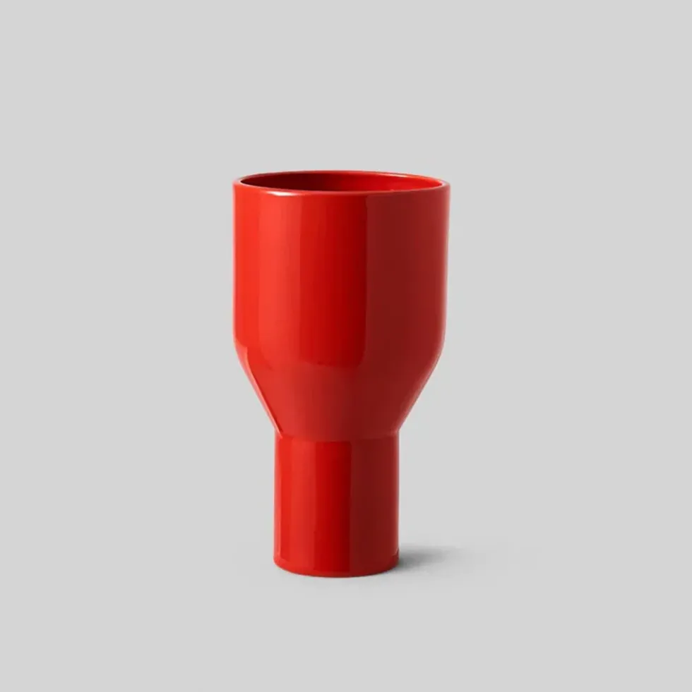 Vase Flowershade Red
