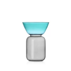 Vase Gelée Smoke Petrol Small