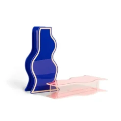 Vase Line Art Blue