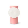 Vase Pink Circle Off White