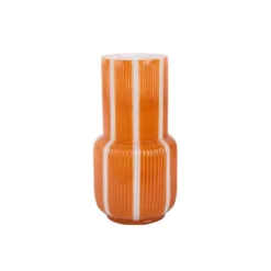 Vase Rayado Retro High Mango Yellow