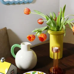 Vase Turbam Yellow