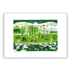 Verde Imperium Screen Print A3