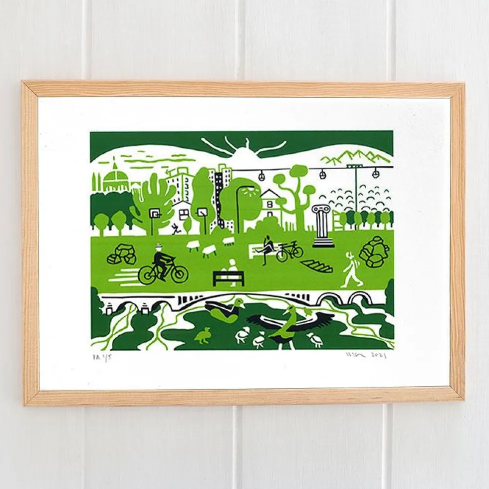 Verde Imperium Screen Print A3