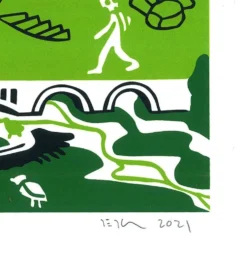 Verde Imperium Screen Print A3