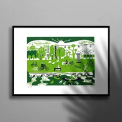 Verde Imperium Screen Print A3