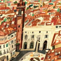 Verona City View Giclée Print