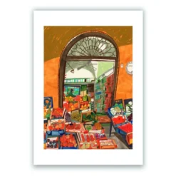 Via Drapperie, Bologna Giclée Print