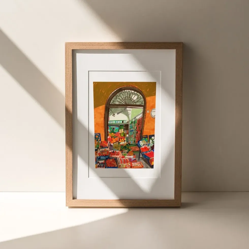 Via Drapperie, Bologna Giclée Print