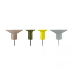 Wall Hooks Tulip (set of 4)