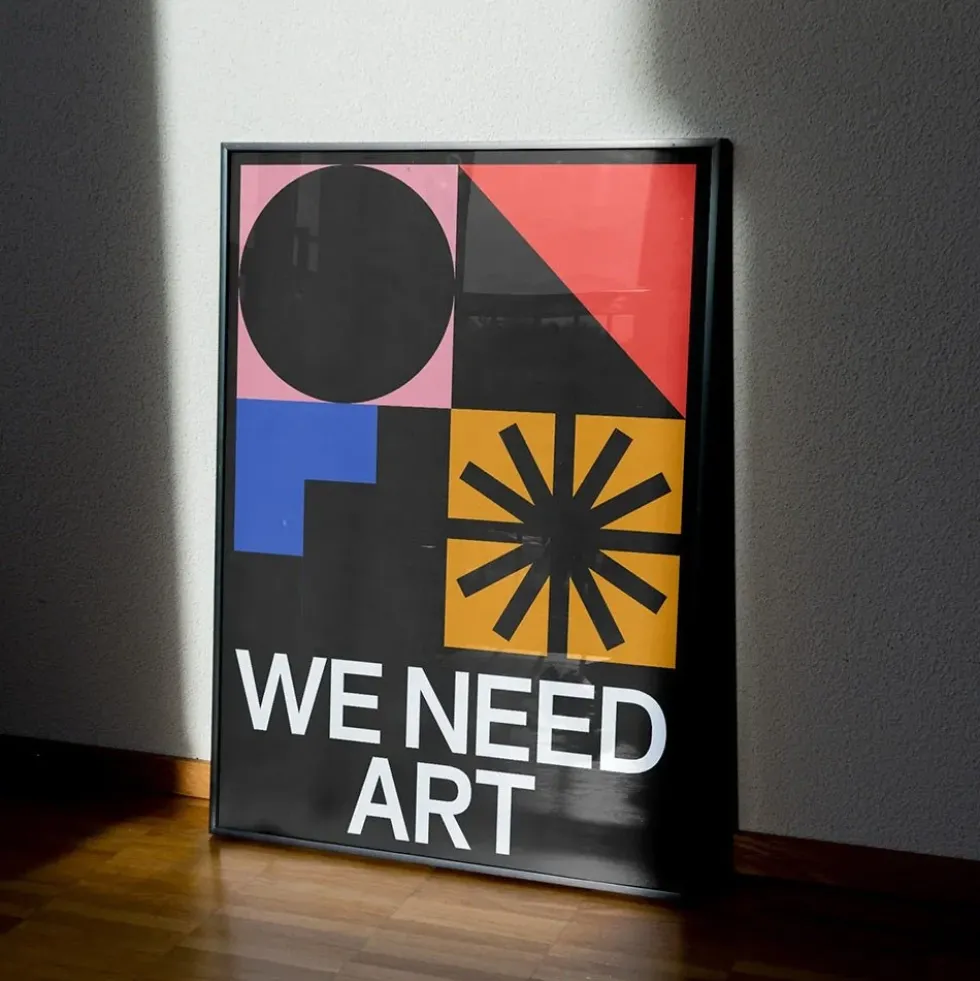 We Need Art Giclée Print