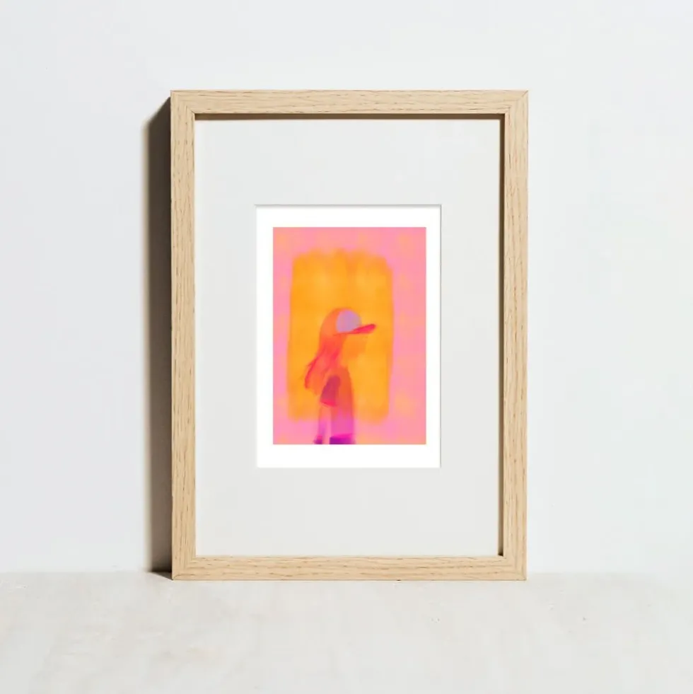 Window Giclée Print A5