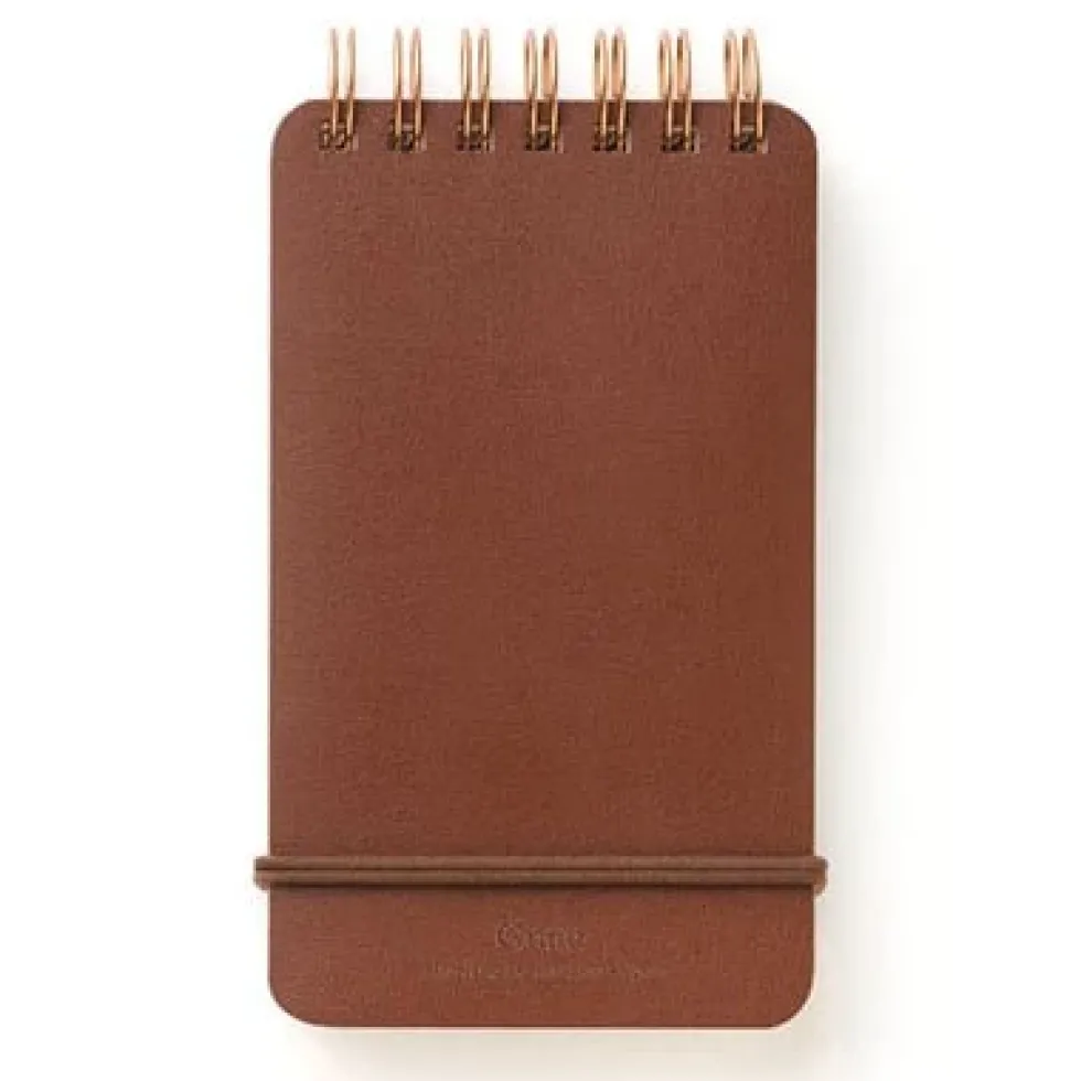 WM Ring Memo Grain Dark Brown