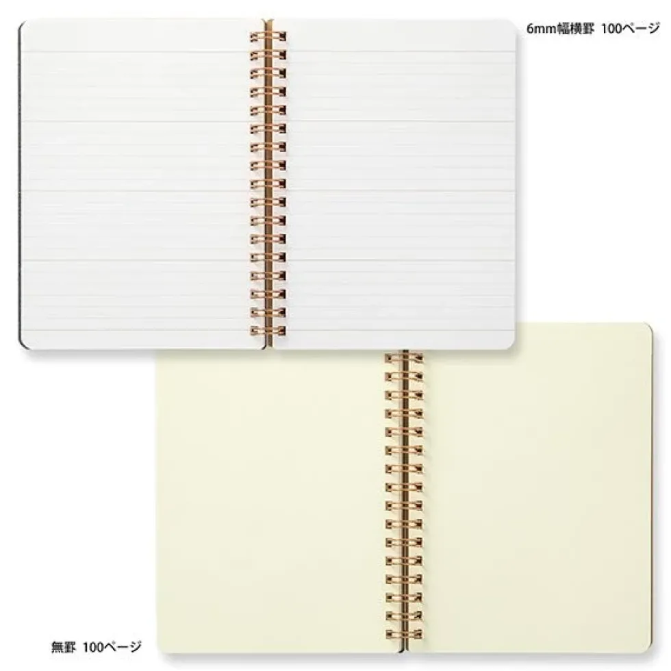 WM Ring Notebook Grain B6 Variant Black