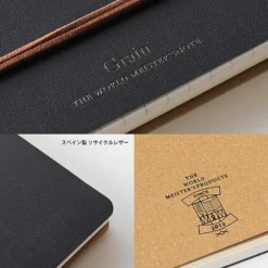 WM Ring Notebook Grain B6 Variant Black
