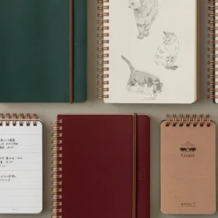 WM Ring Notebook Grain B6 Variant Green