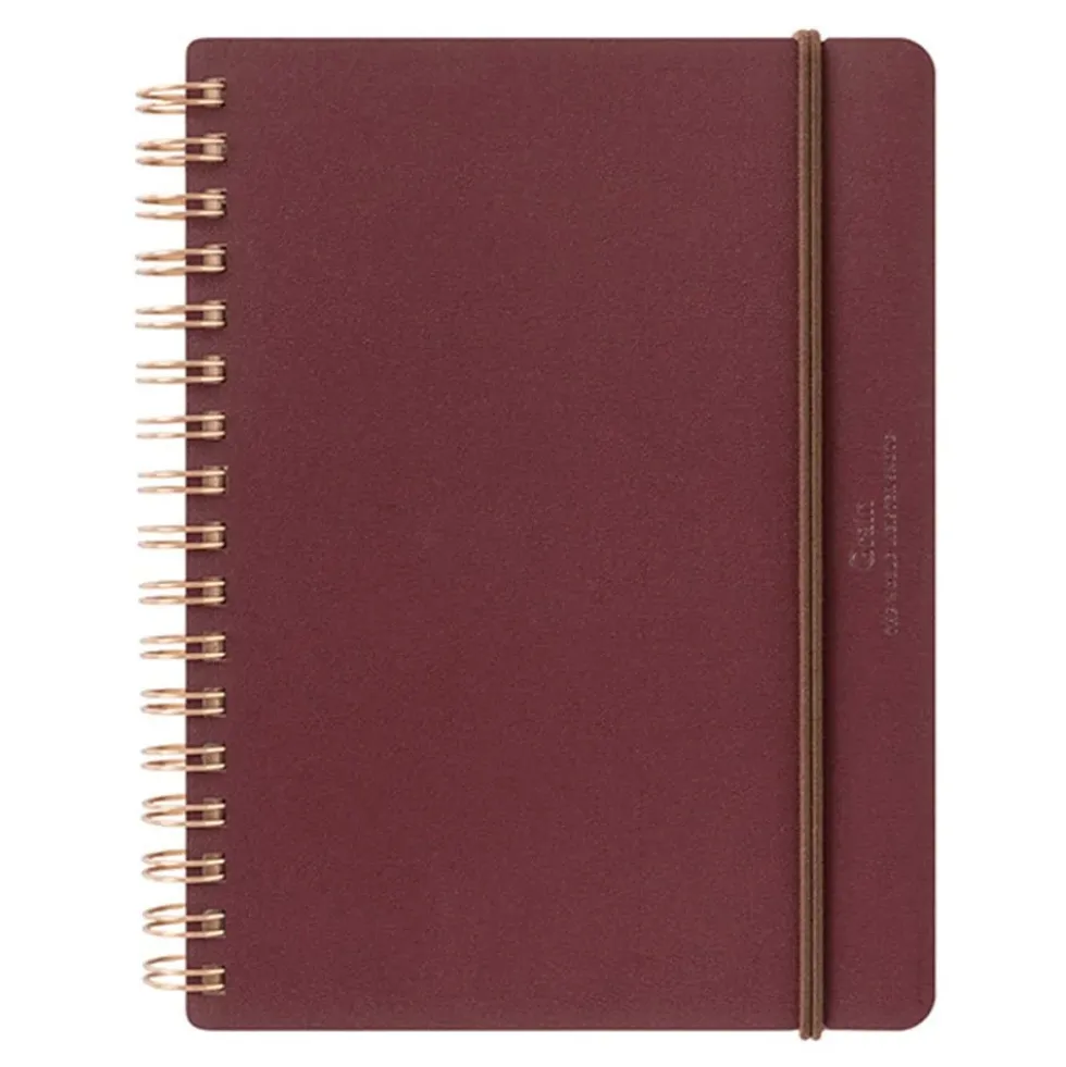 WM Ring Notebook Grain B6 Variant Red