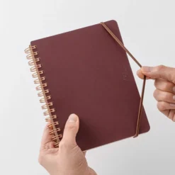 WM Ring Notebook Grain B6 Variant Red