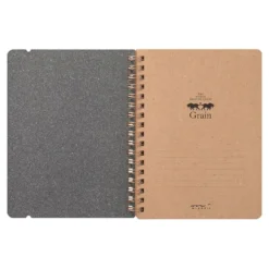 WM Ring Notebook Grain B6 Variant Red
