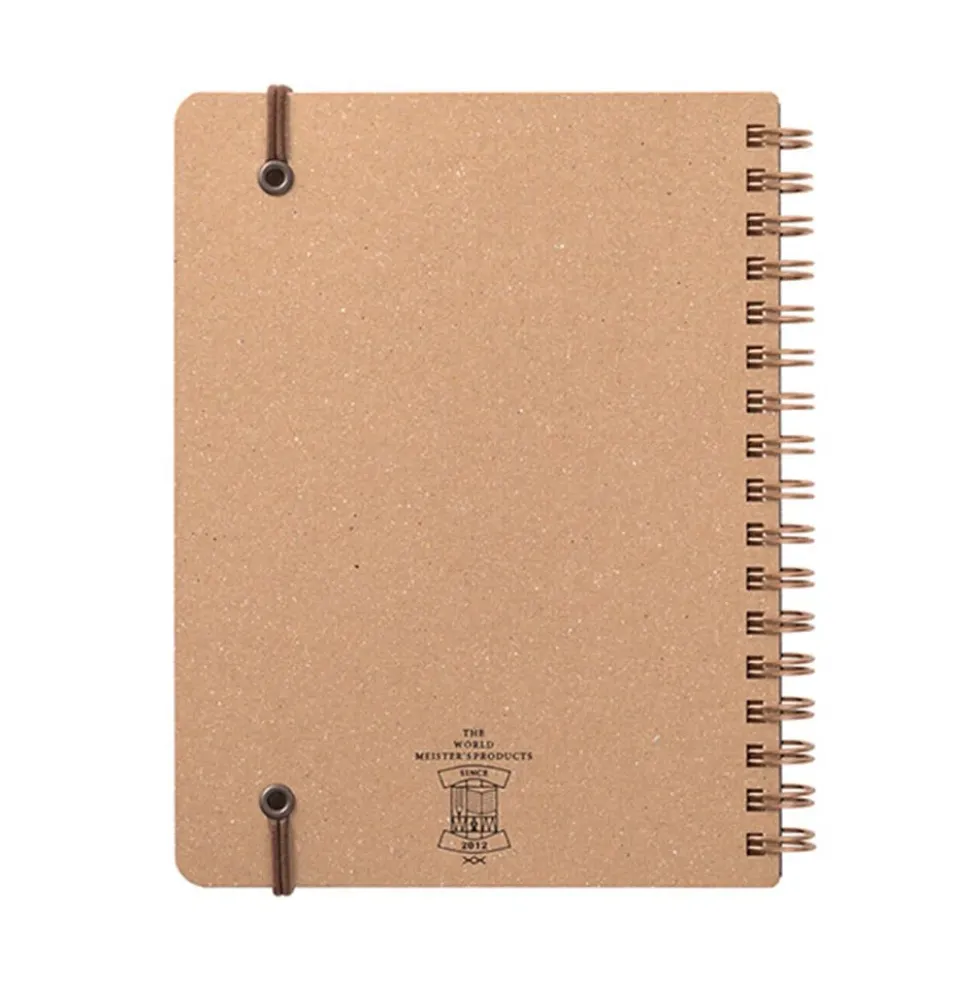 WM Ring Notebook Grain B6 Variant Red