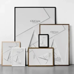 Wooden Frame A5 Glass Black