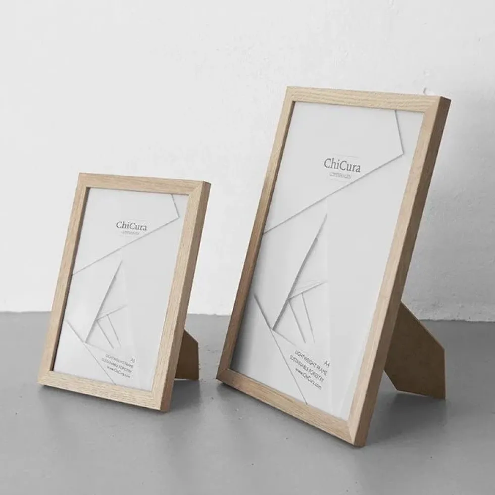 Wooden Frame A4 Glass Oak