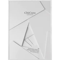 Wooden Frame A2 Glass White