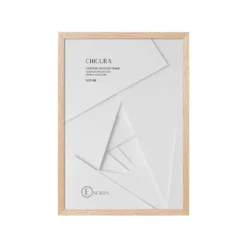 Wooden Frame E A3 Oak - Anti-Reflective Acrylic