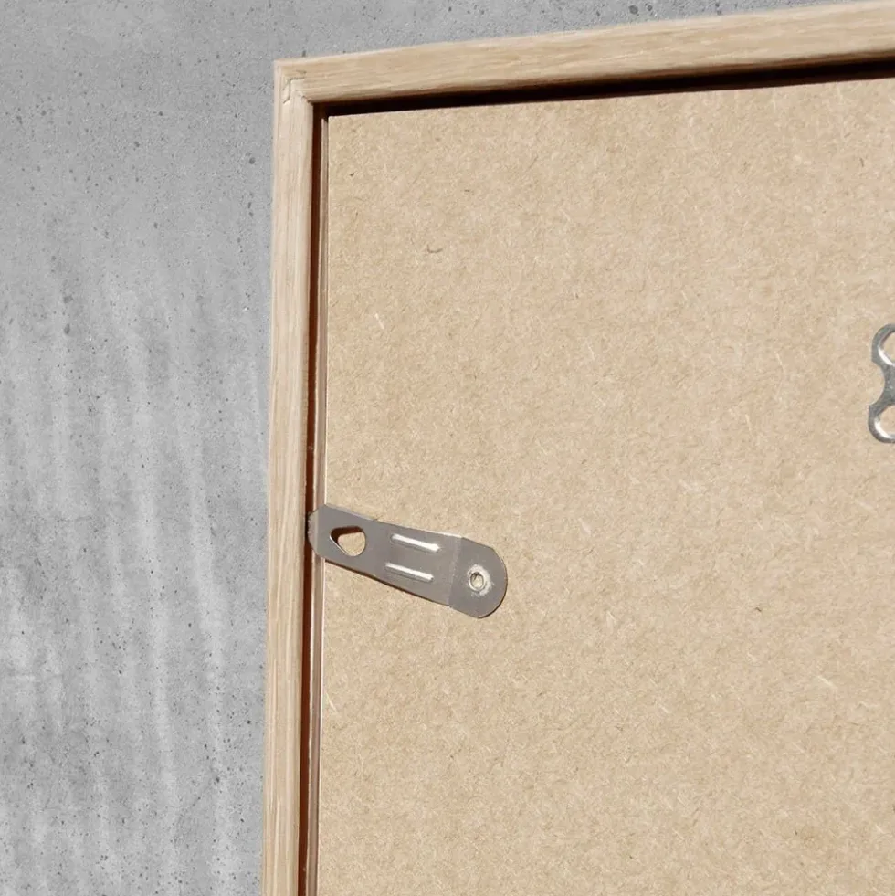 Wooden Frame E A5 Oak - Anti-Reflective Acrylic