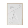 Wooden Frame E A2 Oak - Anti-Reflective Acrylic