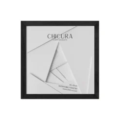 Wooden Frame 22x22 Glass Black