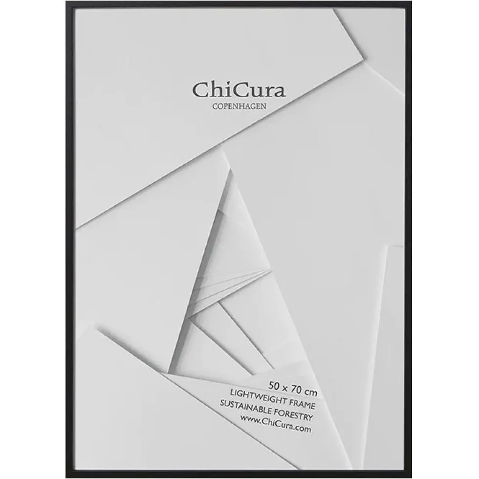 Wooden Frame 50x70 Glass Black