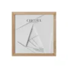 Wooden Frame 22x22 Glass Oak