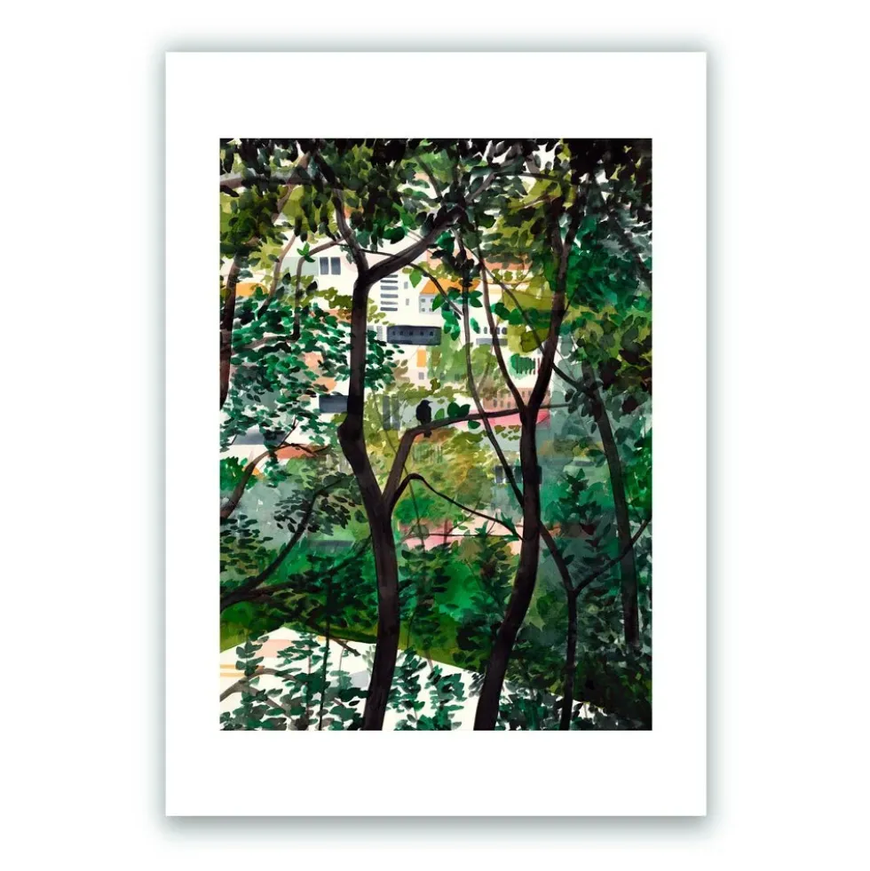 Woods Giclée Print A5
