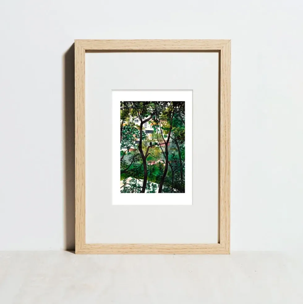 Woods Giclée Print A5