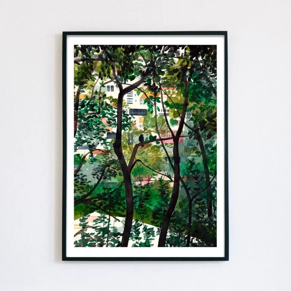 Woods Giclée Print A5