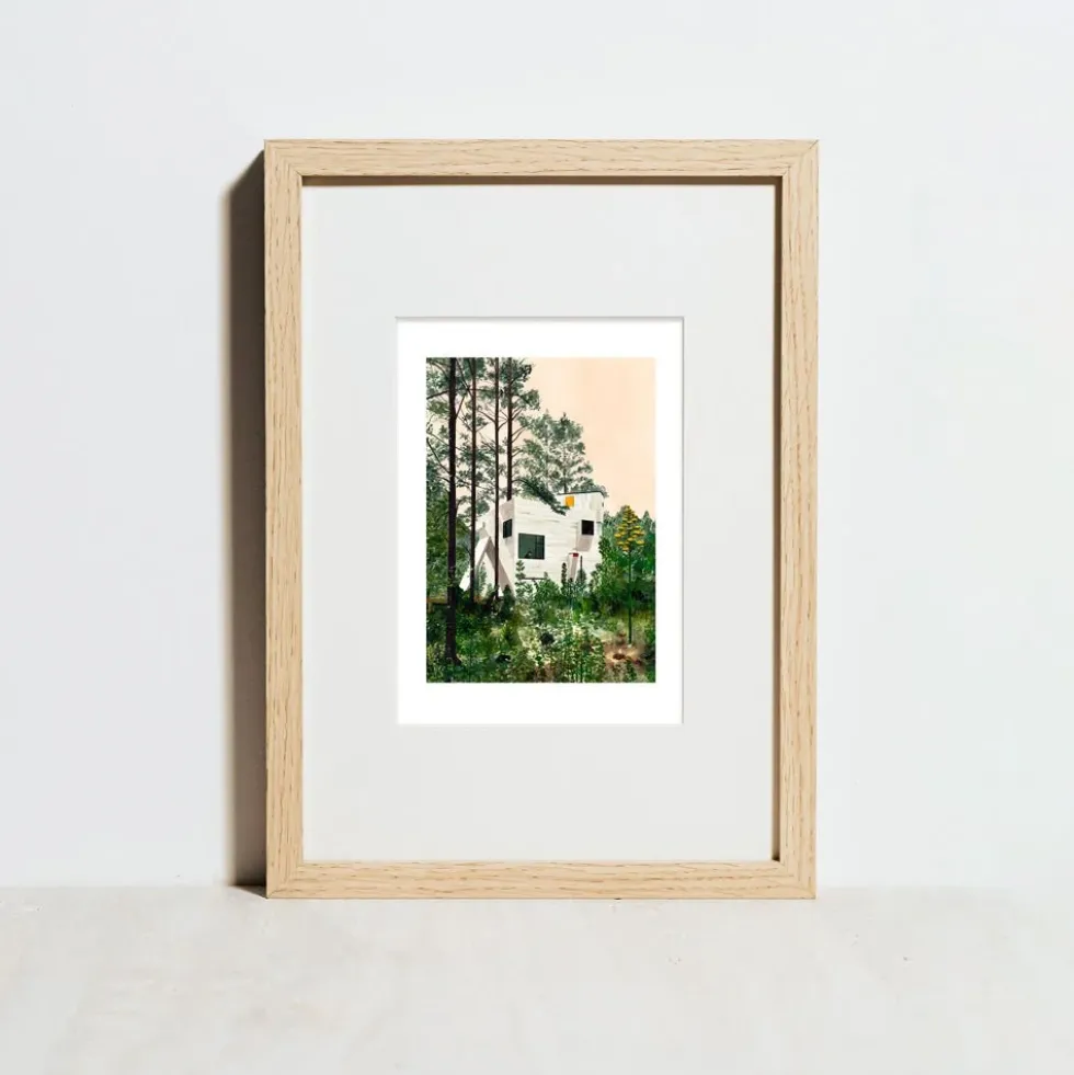 Yellow Door Giclée Print A5